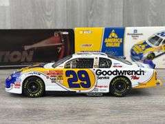 Kevin Harvick #29 GM Goodwrench Service Plus/AOL 2001 Monte Carlo Clear Window Bank, 1/24, Limited Edition, #337/2504, Action
