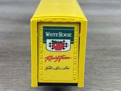 Johnny ‘Juice’ Smith #41 WhiteHouse Apple Juice Kenworth T600A Racing Team Transporter, 1/64, Limited Edition, 1994 Super Stars, White Rose Collectibles, Ertl, Original Shipping Box