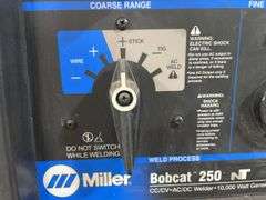 Miller Bobcat 250 Welder Generator