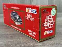 Alan Kulwicki #7 Desert Storm Army Ford Thunderbird Stock Car Bank, 1/24, 1994 Limited Edition, 1 Of 5000, Racing Champions