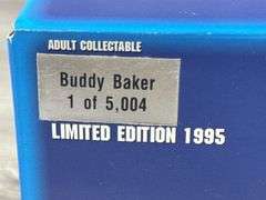 Buddy Baker #21 Valvoline Ford Thunderbird Stock Car Bank, 1/24, 1995 Limited Edition, 1 Of 5004, Racing Collectables Action Platinum Series