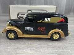 Robert Pressley #59 Alliance Racing Team 1938 Chevy Panel Truck Bank, 1/25, 1 Of 750, Ertl
