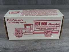 Hot Rod Magazine 1931 Hawkeye Delivery Van Bank, 1/25, Limited Edition, Pete Peterson’s 1st Delivery Truck, Performance Pioneer Series #1, Ertl, The Eastwood Company