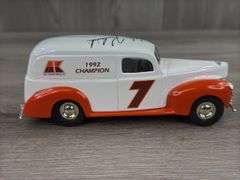 Alan Kulwicki #7 1940 Ford Panel Van Bank, 1/25, 1992 Champion, #2249, Scale Models