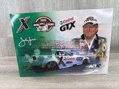 John Force Castrol GTX/100th Win 2002 Mustang Funny Car W/Fiberglass Body, 1/16, Limited Edition, 1 Of 4132, Action 10th Anniversary