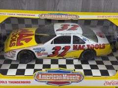Dale Jarrett #32 MAC Tools 1995 Thunderbird Stock Car, 1/18, Collector’s Edition, 1 Of 5500, American Muscle, Ertl Collectibles