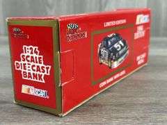 Alan Kulwicki #7 Desert Storm Army Ford Thunderbird Stock Car Bank, 1/24, 1994 Limited Edition, 1 Of 5000, Racing Champions