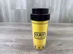 Caterpillar/Pepsi 16-G Grader Set Of 4 Drinking Glasses, Koozies, Mugs