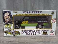 Kyle Petty #42 Mello Yello 1994 Brickyard 400 Inaugural Race Official GMC Suburban Truck Bank, 1/25, 1 Of 10,000, Limited Edition Distributor Version, Brookfield Collectors Guild