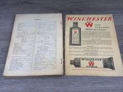 March 1908 Winchester Repeating Arms Co. Catalogue No. 74, Back Cover Not Attached