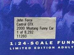 John Force Castrol GTX 2000 Mustang Funny Car, 1/24, Limited Edition, Action