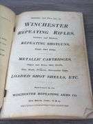 March 1908 Winchester Repeating Arms Co. Catalogue No. 74, Back Cover Not Attached