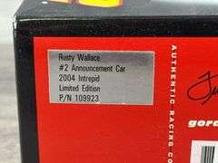 Rusty Wallace #2 Announcement Car 2004 Intrepid Stock Car, 1/24, Limited Edition, Rusty’s Last Call, Action