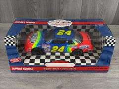 Jeff Gordon #24 DuPont Lumina Stock Car Bank, 1/18, Collector’s Edition, White Rose Collectibles, Ertl