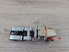 Custom Freightliner Semi w/ Double Hopper Trailer, 1/64