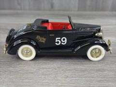Dennis Setzer #59 Alliance Racing Team 1937 Chevy Cabriolet Bank, 1/25, Limited Edition, #49/1250, SpecCast, Liberty Classics