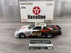 Davey Allison #28 Havoline 1989 Ford Thunderbird Stock Car, 1/24, Limited Edition, #3279/5004, Vintage Series, Certificate Of Authenticity, Team Caliber