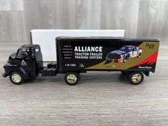 Dennis Setzer #59 Alliance Racing Team 1930 Chevy Tractor Trailer Bank, 8 1/2” Long, 1 Of 1500, #2 In A Series, Ertl