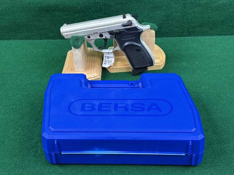 Bersa Thunder .22 Cal. Semi Auto Handgun, NIB, Serial #M46013, Original Case & Paperwork Included