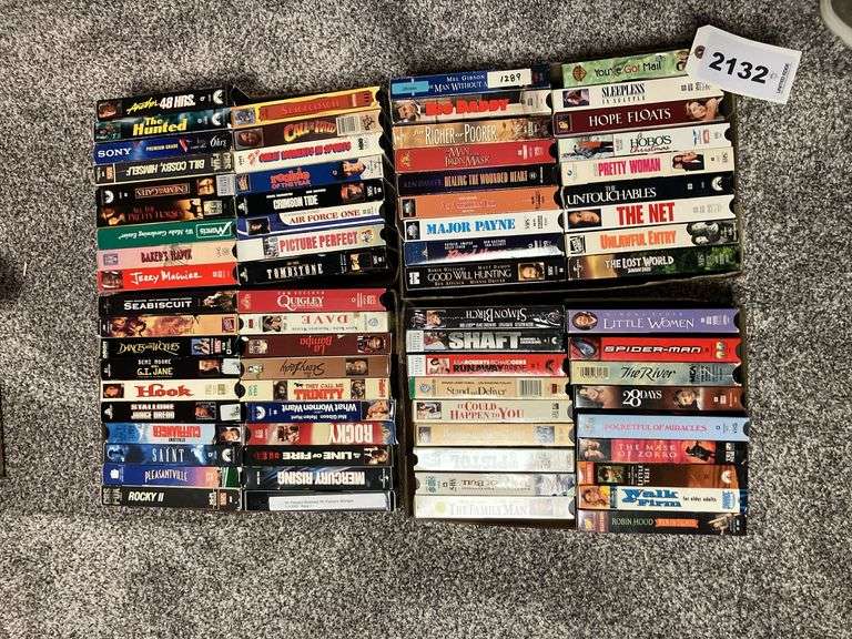 Assortment of VHS Movies