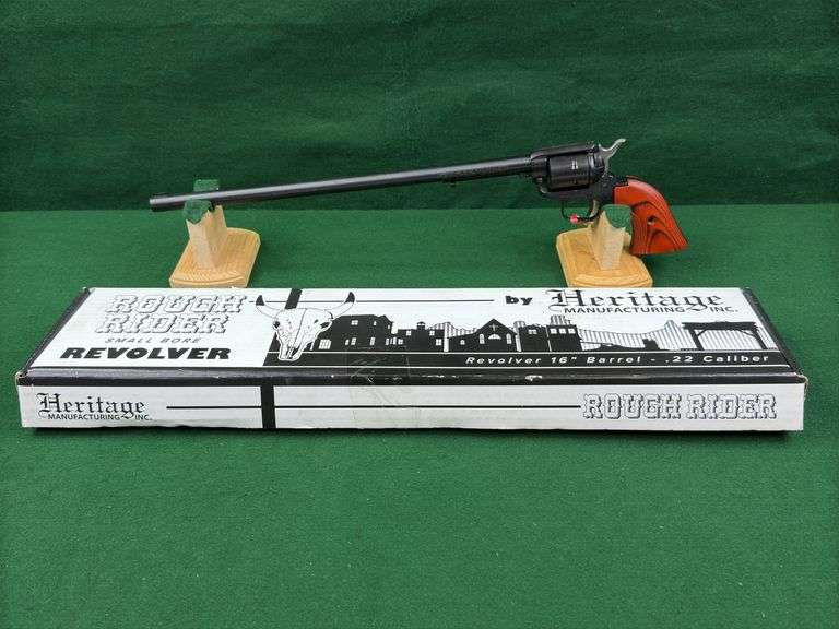 Heritage Manufacturing Inc. Rough Rider .22 Cal. Revolver, 6 Shot, 16” Barrel, NIB, Serial #1BH517494, Original Box & Paperwork Included