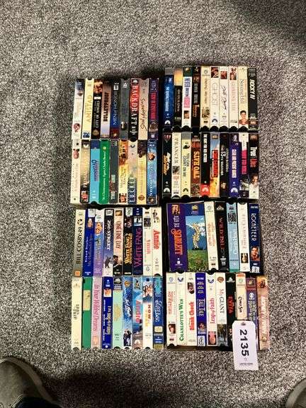 Assortment of VHS Movies