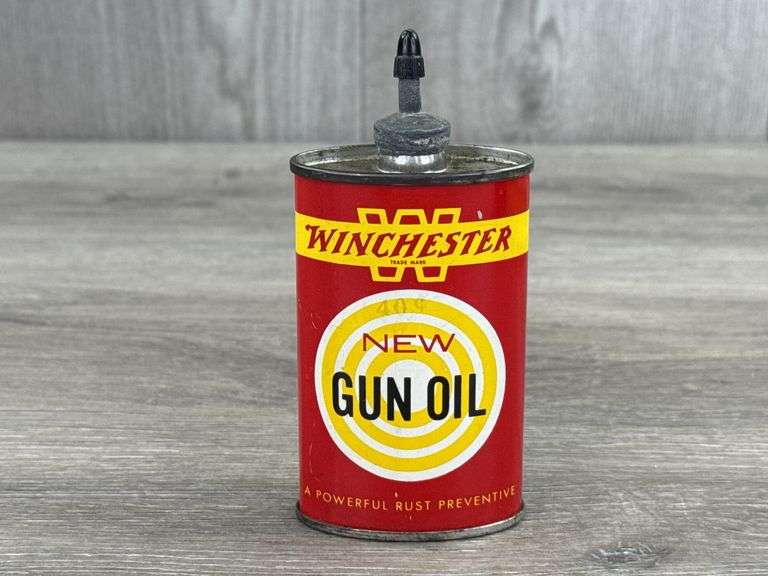 Winchester New Gun Oil, Appears Full, 3 Oz. Metal Container