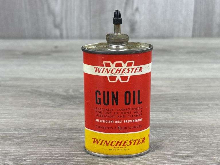 Winchester Gun Oil, Appears Full, 3 Oz. Metal Container