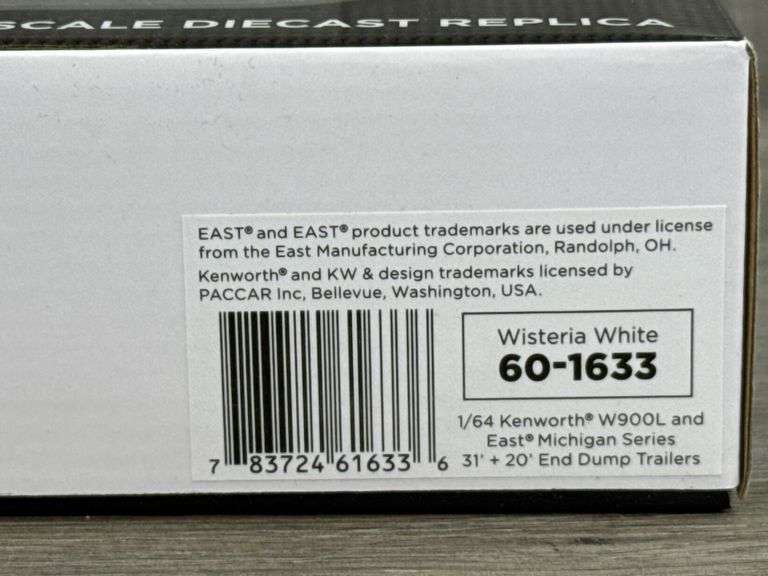 Kenworth W900L W/East Michigan Series 31’ & 20’ End Dump Trailers, 1/64