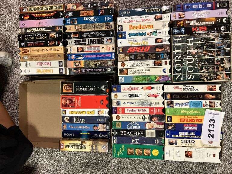 Assortment of VHS Movies