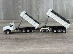 Kenworth Dump Truck W/Dump Trailer, 1/64, Custom