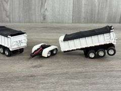 Kenworth Dump Truck W/Dump Trailer, 1/64, Custom