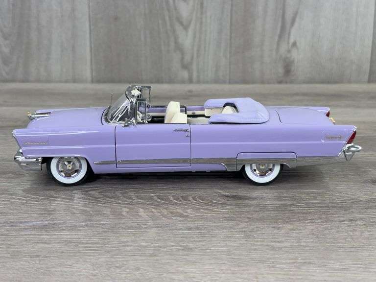 1956 Lincoln Premiere Convertible, Orchid, 1/24,  Limited Edition, Danbury Mint, No Paperwork