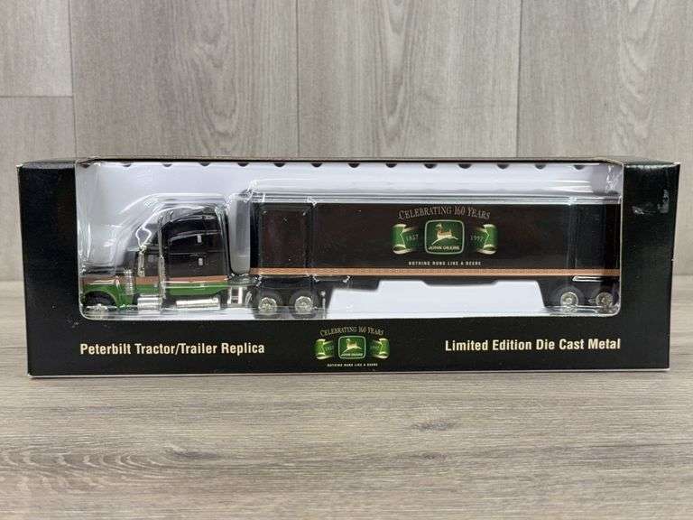 Peterbuilt John Deere Celebrating 160 Years Tractor/Trailer, 1/64, Liberty Classics By SpecCast