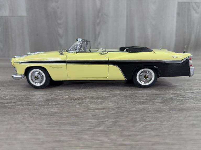 1956 DeSoto Fireflite Convertible, Sunny Yellow, 1/24, Danbury Mint, Certificate Of Title, No Other Paperwork
