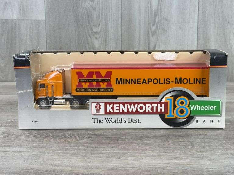Kenworth Minneapolis-Moline 18 Wheeler Bank, 1/64, Liberty Classics Inc By Spec Cast