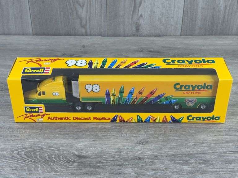 98 Crayola Crayons Tractor Trailer, 1/64, Revell Racing, 50th Anniversary Nascar