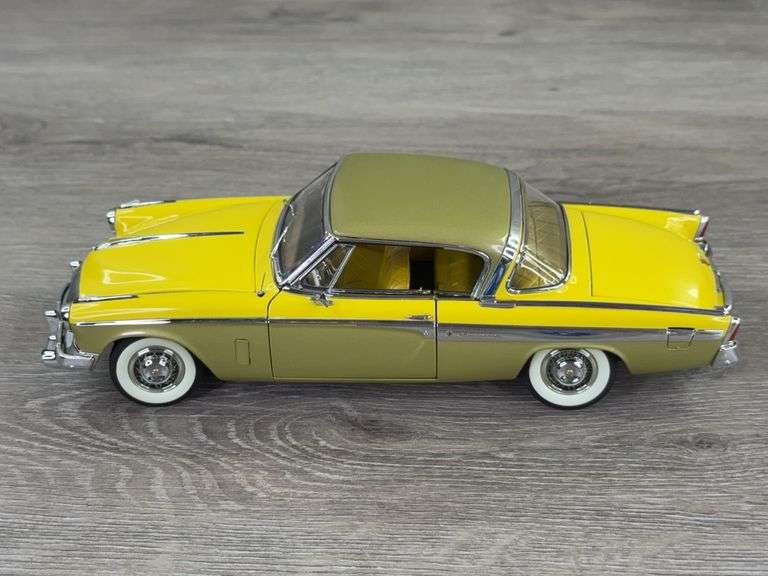 1955 Studebaker President Speedster, Yellow/Gold, Limited Edition #1709 of 5000, Danbury Mint, No Box