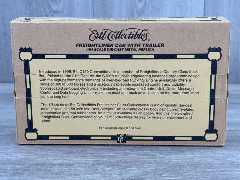 Freightliner C-120 Century FFE Transportation Services, Inc. Tractor Trailer,  1/64, Ertl Collectibles