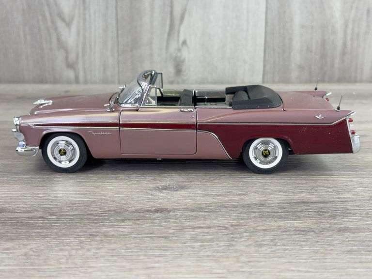 1956 DeSoto Firedome Convertible, Lavender, 1/24, Danbury Mint, Limited Edition, Serial #716, No Paperwork