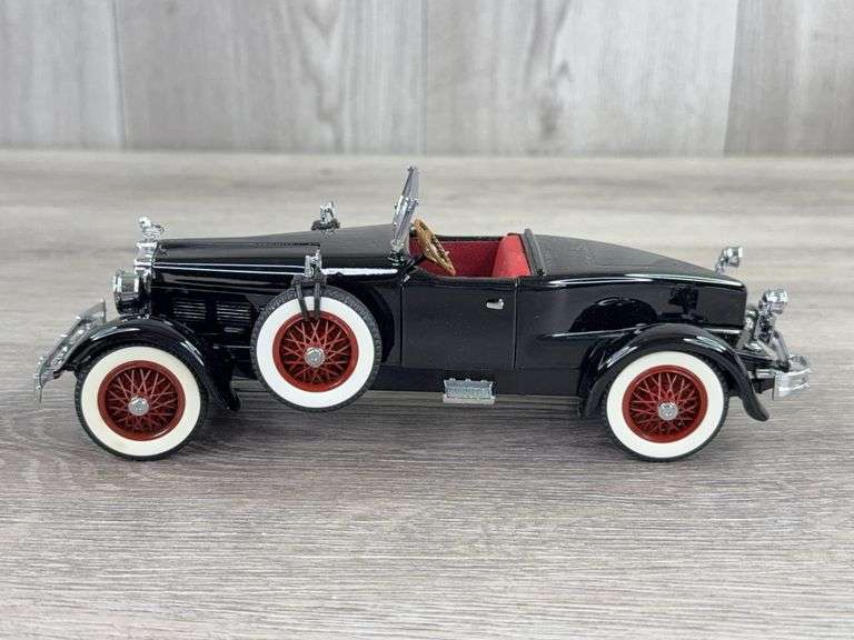 1927 Stutz Black Hawk Speedster, Black, 1/24, Danbury Mint, Certificate Of Title