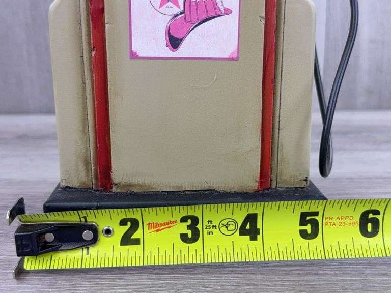 Texaco Gas Pump Model-6" × 3 1/2" ×14", Metal