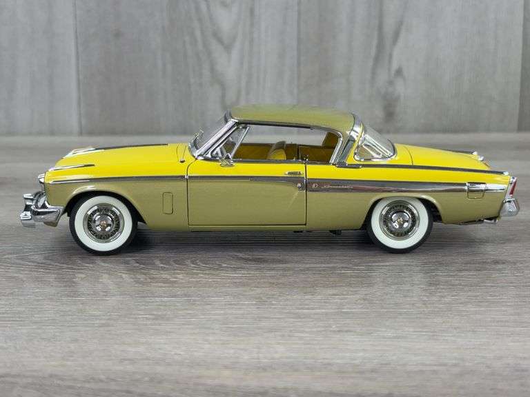 1955 Studebaker President Speedster, Yellow/Gold, Limited Edition #1709 of 5000, Danbury Mint, No Box