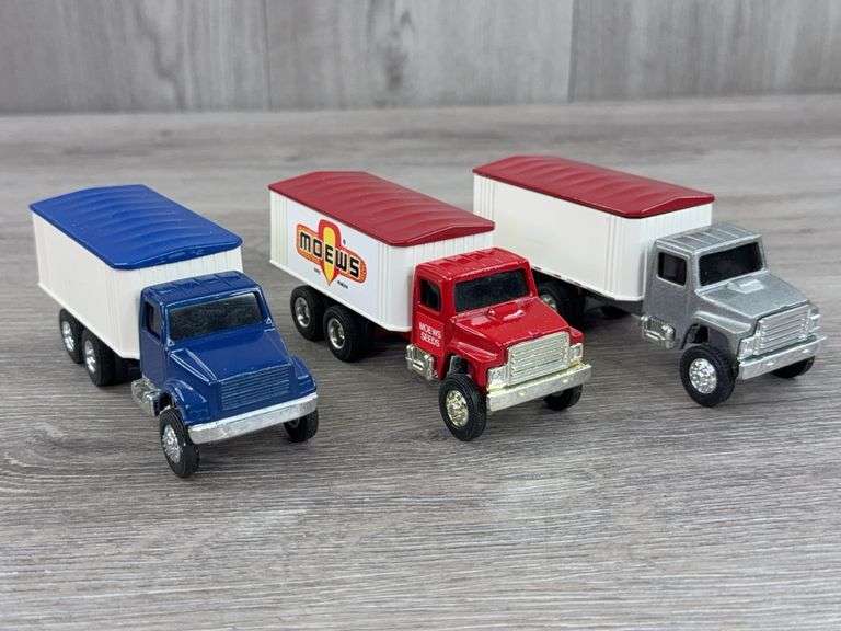 3 Grain Trucks, 1:64, Ertl, Moews Seeds