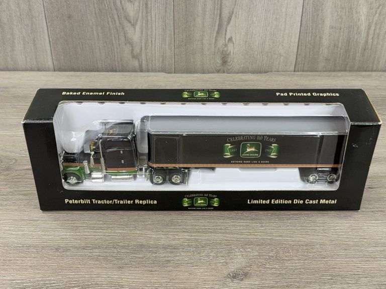 Peterbuilt John Deere Celebrating 160 Years Tractor/Trailer, 1/64, Liberty Classics By SpecCast