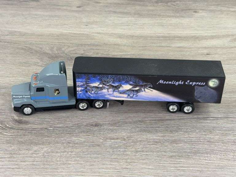Freightliner 120 Moonlight Express Tractor Trailer, 1/64, Ertl, Hamilton Authenticated