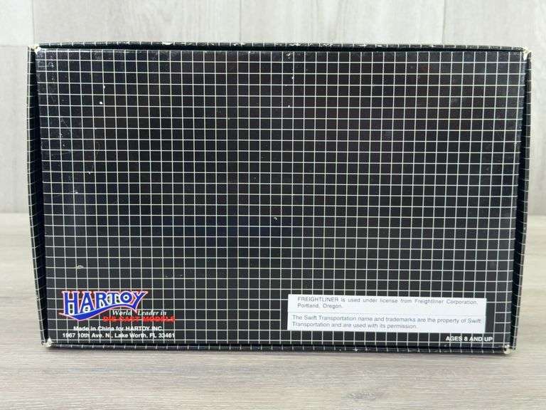 Freightliner FLD 120 Swift Tractor W/Flatbed Trailer, 1/64, PEM