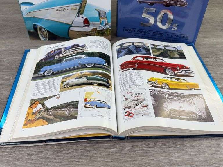 3 Cars Of The 50's Hardback Books