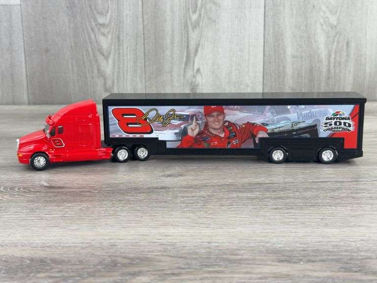 Kenworth Dale Earnhardt Jr #8 Budweiser Transporter, 2004 Daytona 500 Champion, 1/64, AA