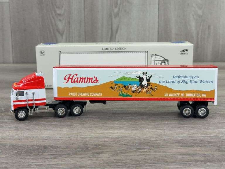 Kenworth K100E Hamm's Pabst Brewing Company Tractor Trailer, 1/64, Liberty Classics,  Limited Edition